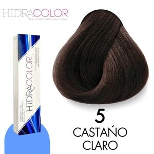 Hidracolor 5 Castaño Claro - Light Brown Permanent Hair Color Cream